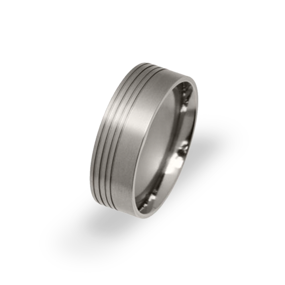 Offset Four Groove Ring