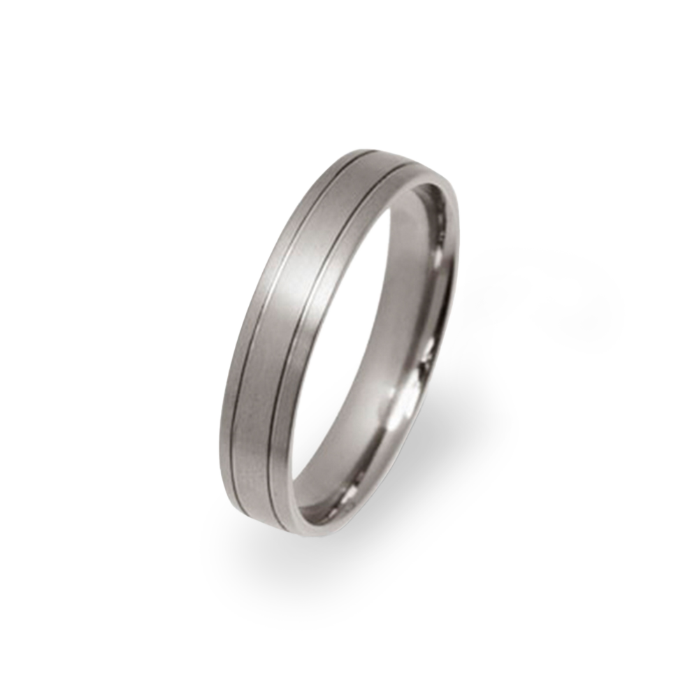 Double Fine Groove Ring