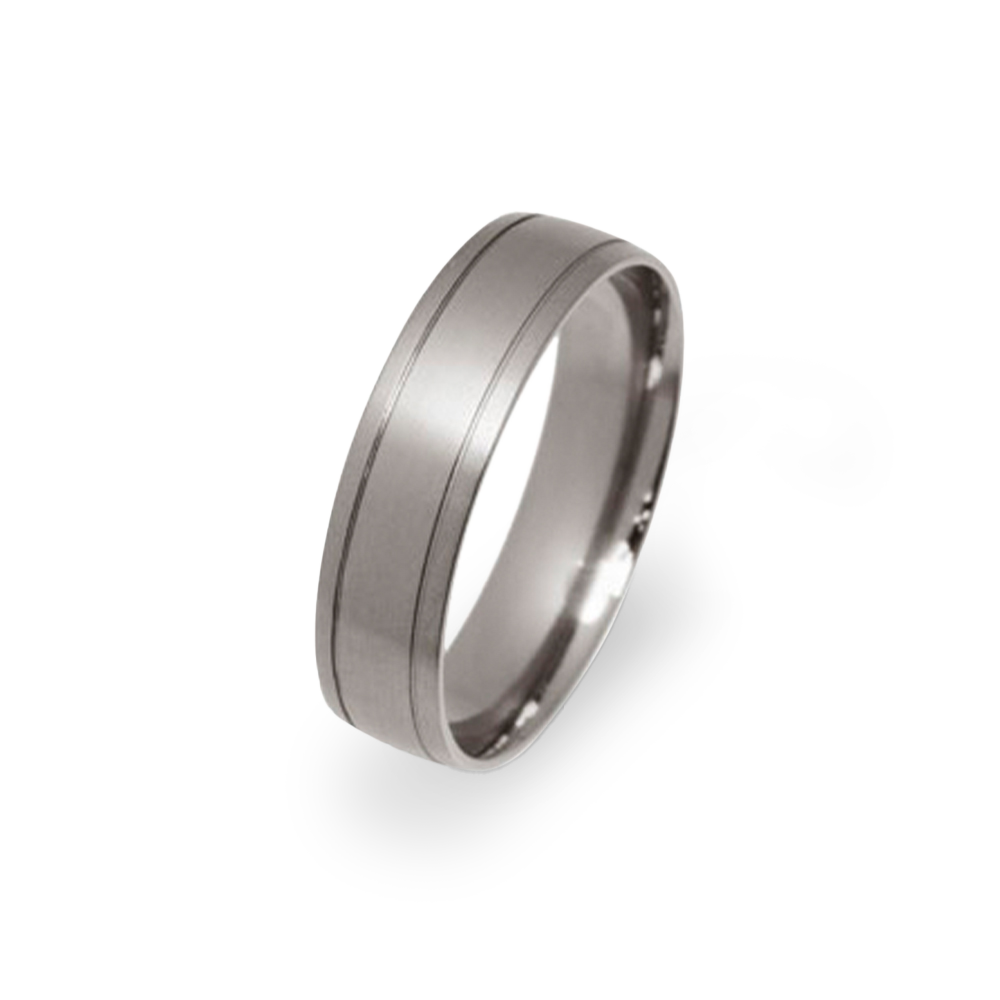 Double Fine Groove Ring