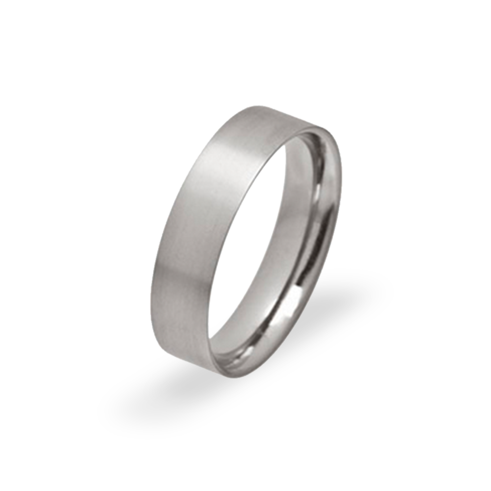 Low Profile Ellipse Court-Flat Ring