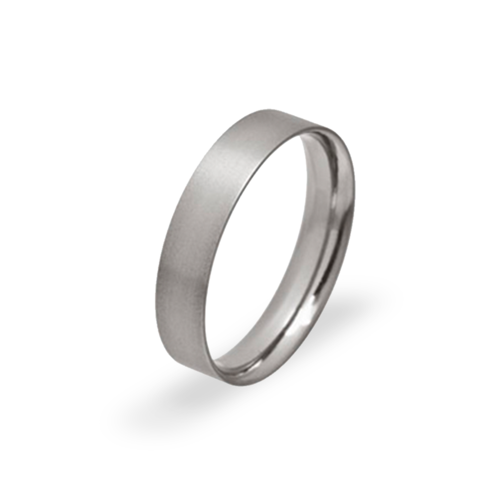 Low Profile Ellipse Court-Flat Ring