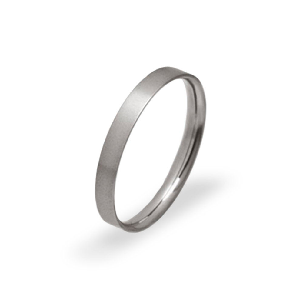 Low Profile Ellipse Court-Flat Ring