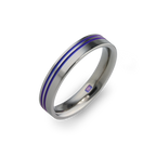 Offset Double Groove Ring