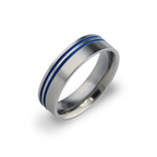 Offset Double Groove Ring