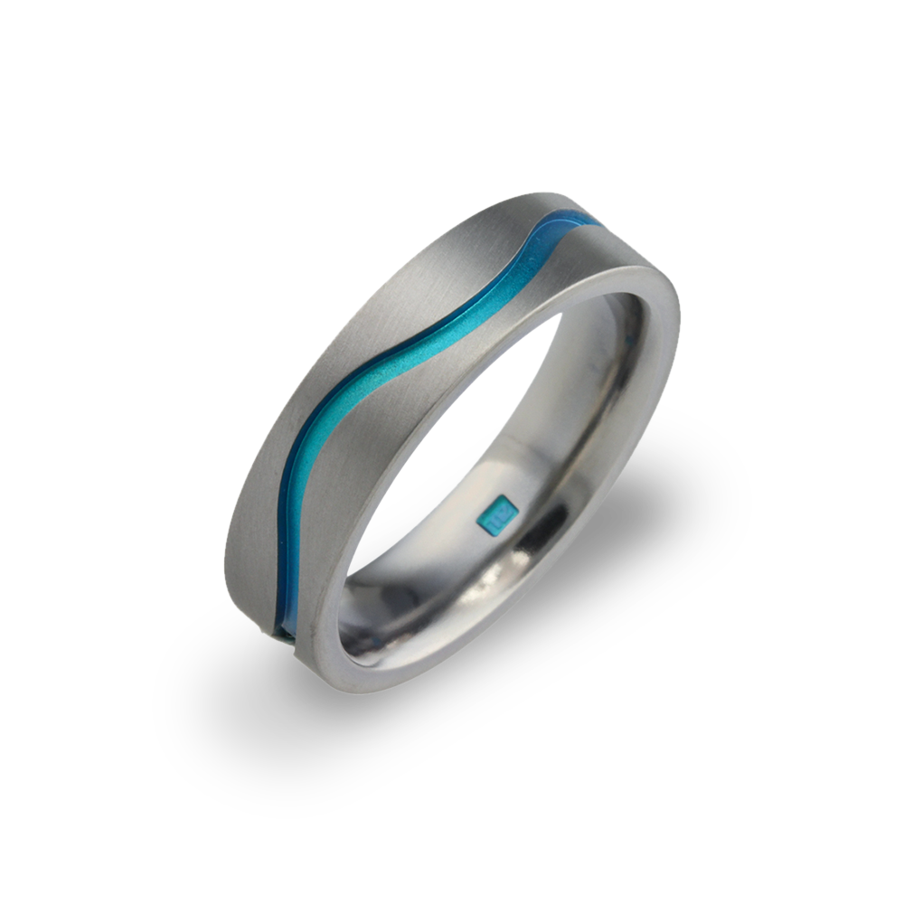 Court Flat Wave Ring