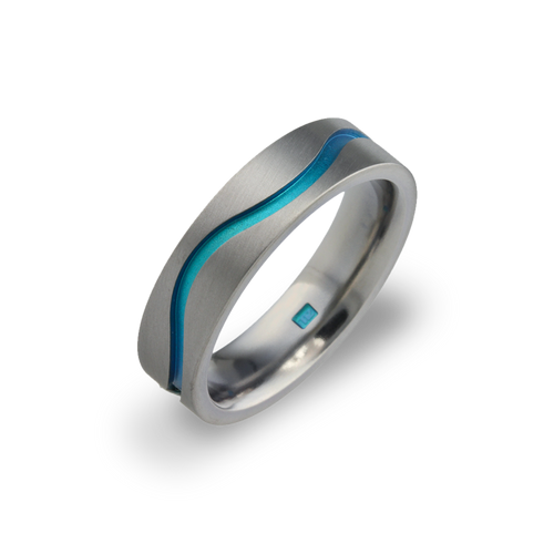 Court Flat Wave Ring