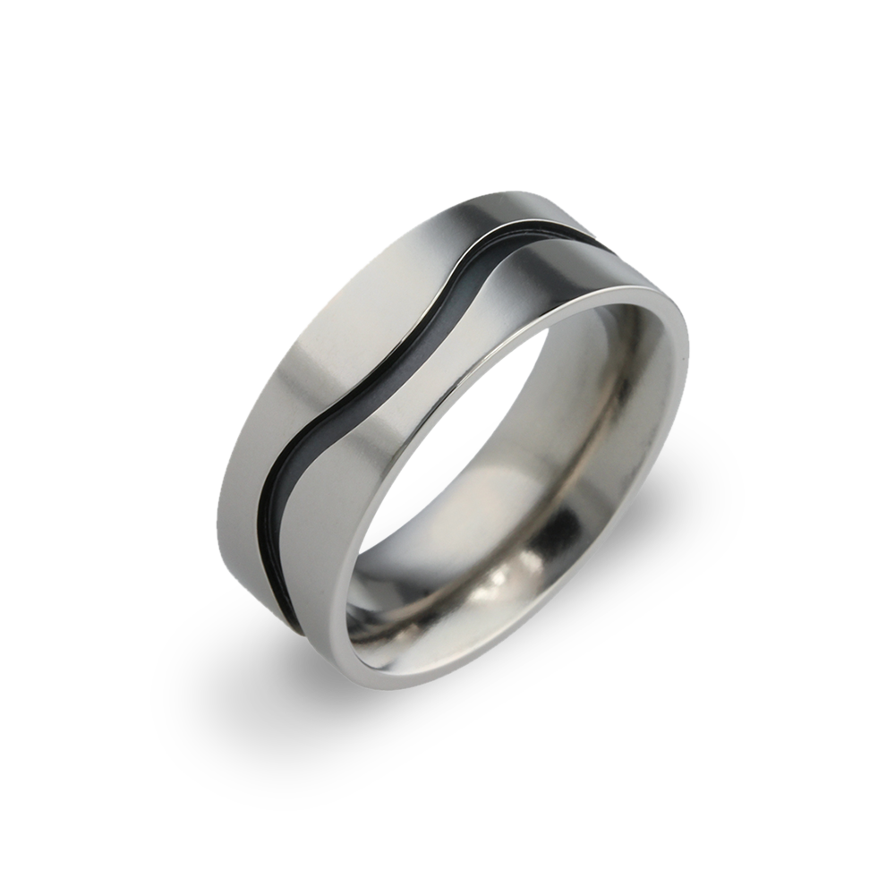 Court Flat Wave Ring