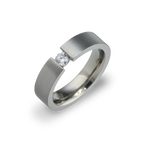 Tension Illusion Set Diamond Ring