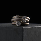 Bezel Set Engagement Ring