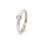 Bezel Set Engagement Ring