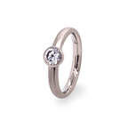 Bezel Set Engagement Ring