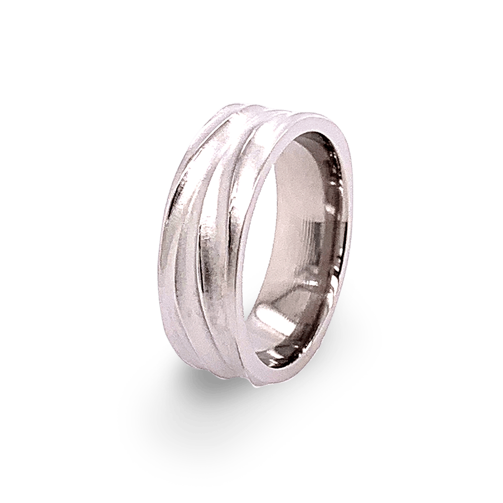 Carved Ripple Ring