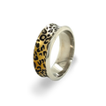 Leopard Concave Ring