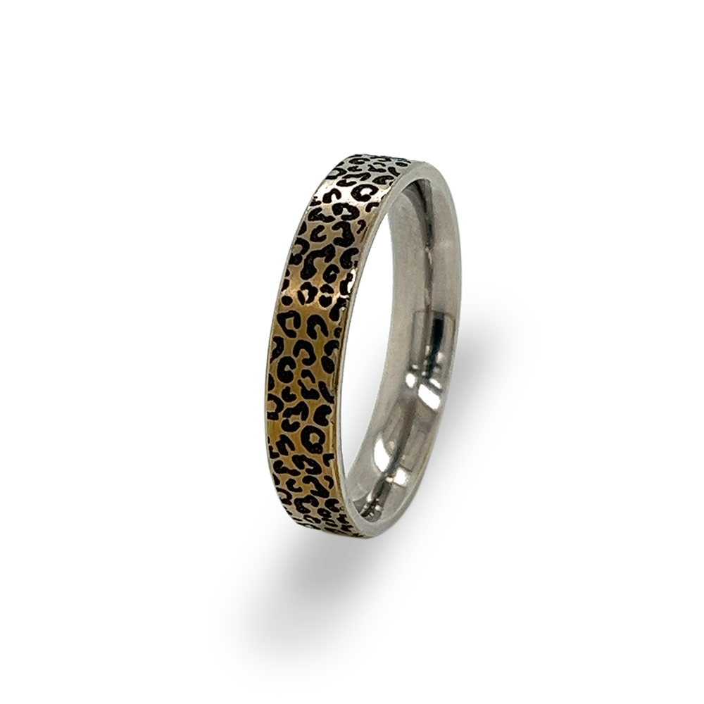 Leopard Slim Ring