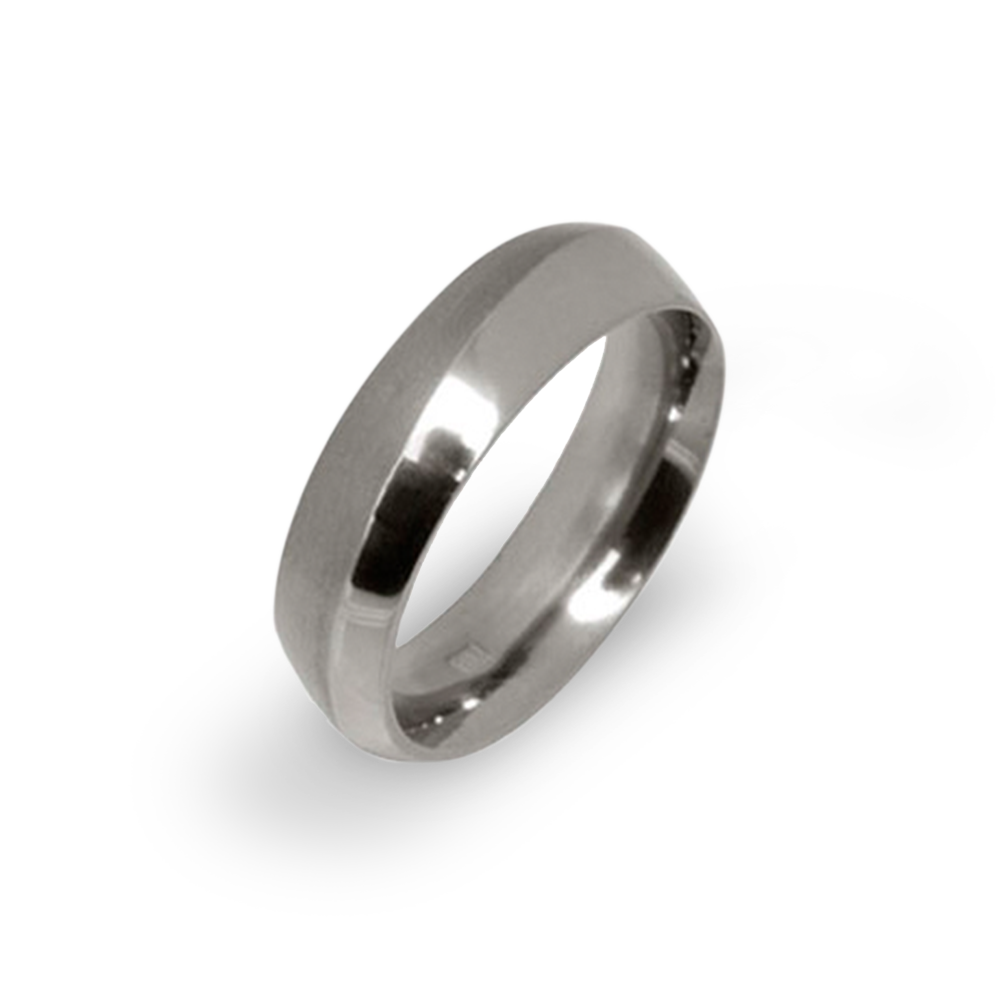 Diagonal Sculpted Spine Ring