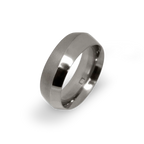 Diagonal Sculpted Spine Ring