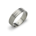 Flat Twin Groove Ring