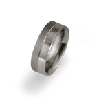 50-50 Texture and Polished Ring
