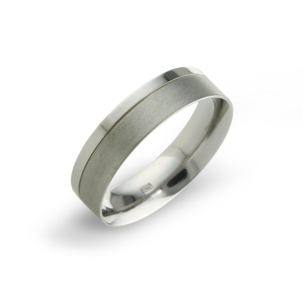 70-30 Texture and Polished Ring