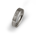 Two-Tone Double Groove Ring