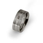 Two-Tone Double Groove Ring