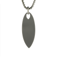 Surfboard Pendant & Chain