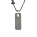 Rectangular Pendant & Chain