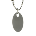 Oval Pendant & Chain