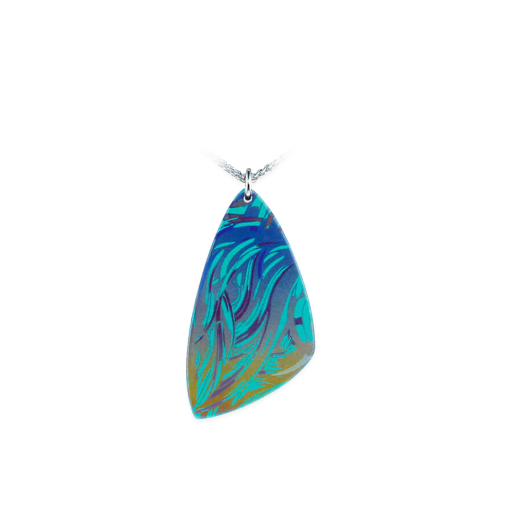 Swirl Plectrum Pendant