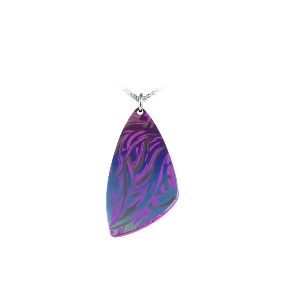 Swirl Plectrum Pendant