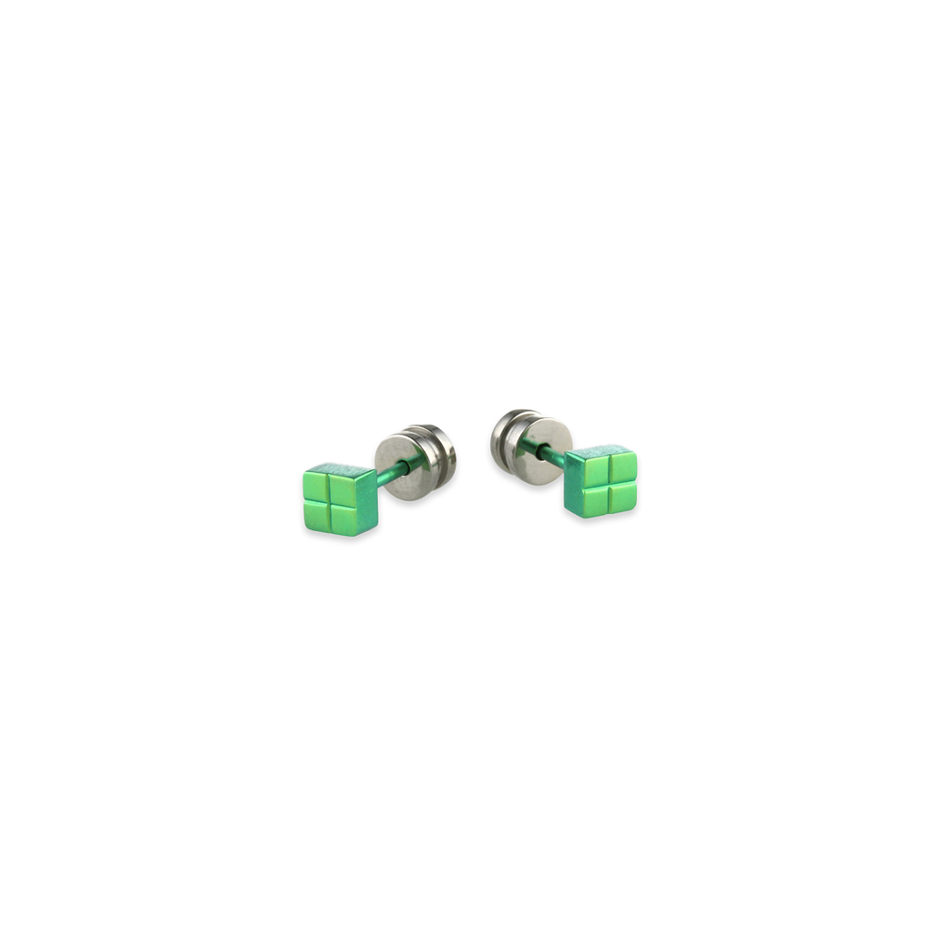 Square Stud Earrings