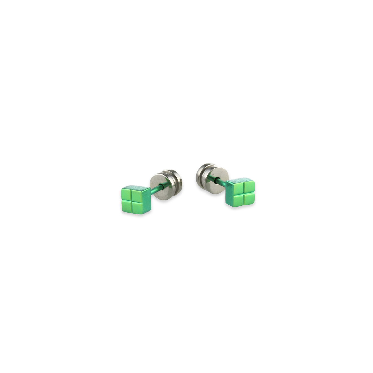 Square Stud Earrings