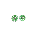 Medium Ten Petal Bead Flower Stud Earrings