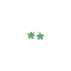 Small Five Petal Flower Stud Earrings