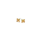 Small Four Petal Flower Stud Earrings
