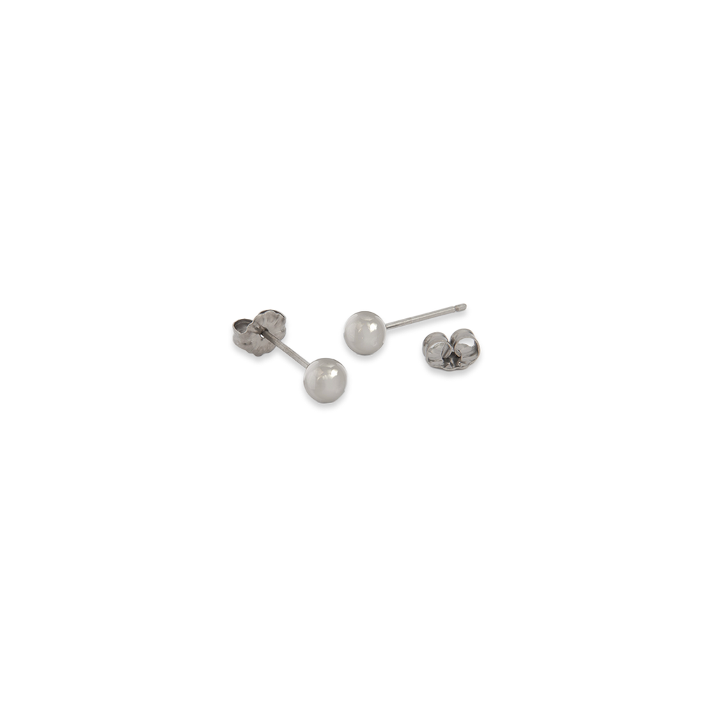 4mm Round Bead Studs