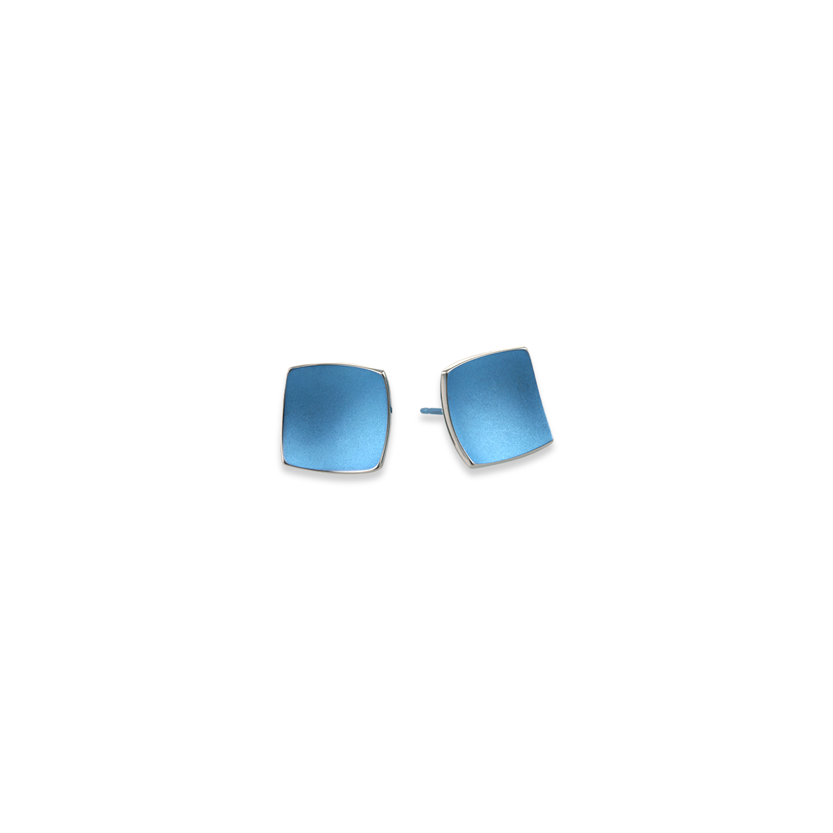 Square Dome Stud Earrings