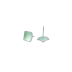 Square Dome Stud Earrings