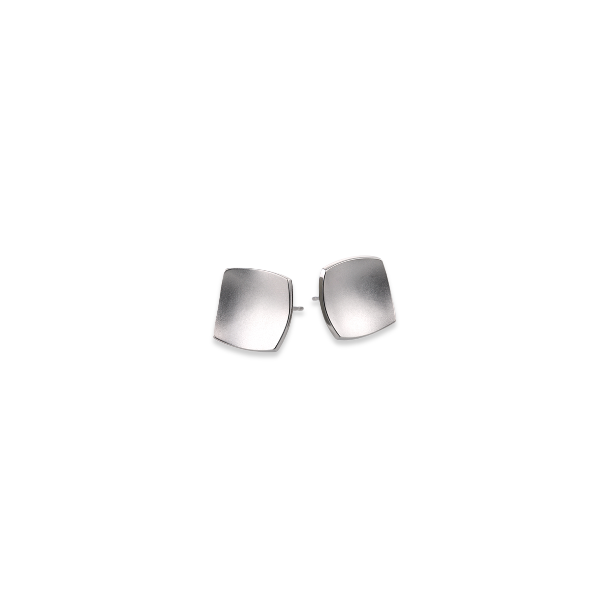 Square Dome Stud Earrings