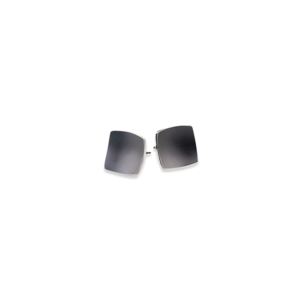Square Dome Stud Earrings