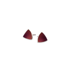 Trillion Dome Stud Earrings