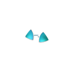 Trillion Dome Stud Earrings