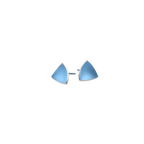 Trillion Dome Stud Earrings
