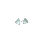 Trillion Dome Stud Earrings