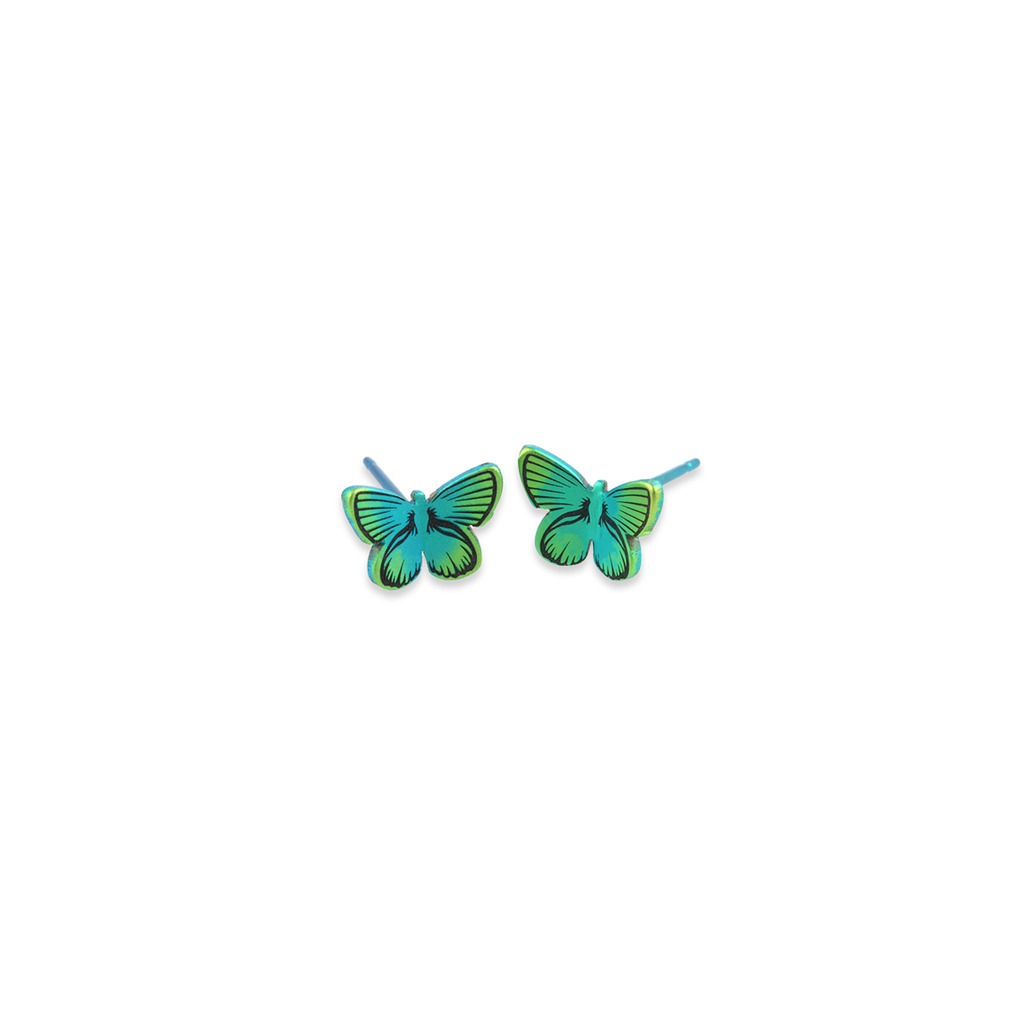 Small Butterfly Stud Earrings