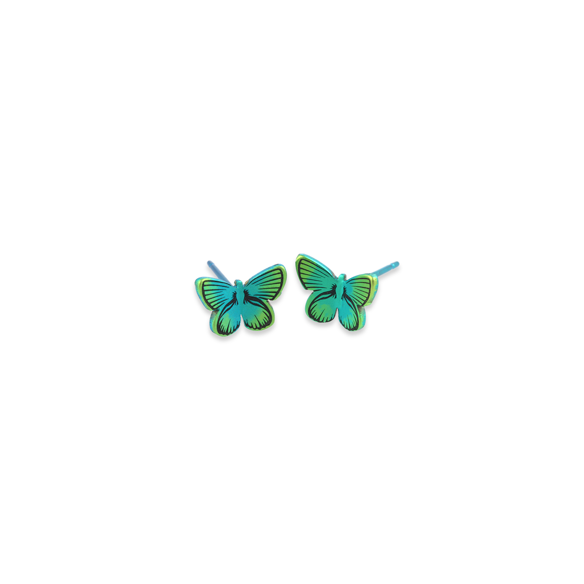 Small Butterfly Stud Earrings
