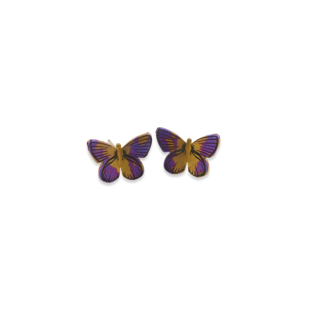 Large Butterfly Stud Earrings
