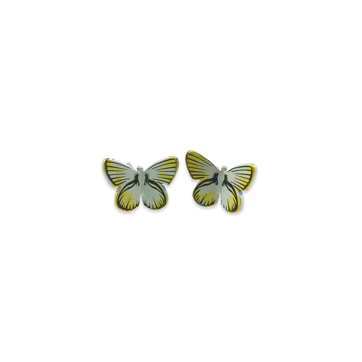 Large Butterfly Stud Earrings