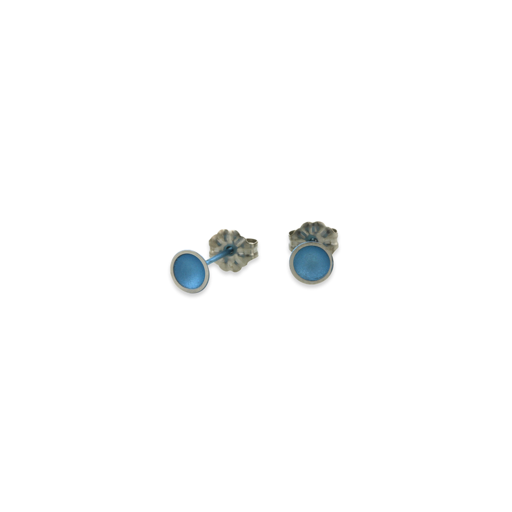 Tiny Dome Stud Earrings