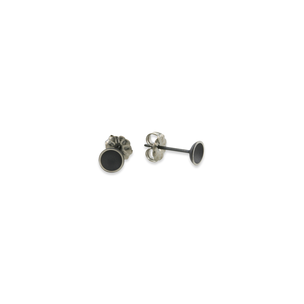 Tiny Dome Stud Earrings